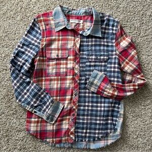 Anthropologie Plaid Flannel
